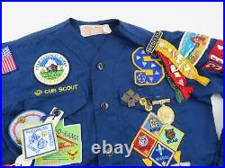 Vintage Boy Scouts Of America BSA Uniform Youth Medium Patches Pins Lot Webelos
