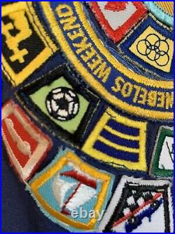 Vintage Boy Scouts Of America BSA Uniform Youth Size 10 Patches Pins Lot Webelos