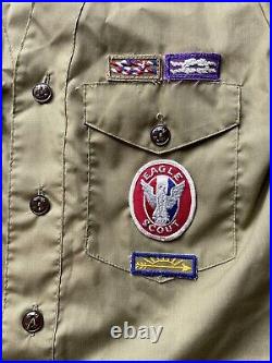 Vintage Boy Scouts Of America Eagle Scout Uniform With Patches