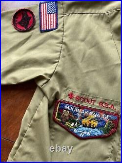 Vintage Boy Scouts Of America Eagle Scout Uniform With Patches