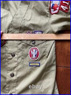 Vintage Boy Scouts Of America Eagle Scout Uniform With Patches