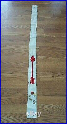 Vintage Boy Scouts Of America Order Of The Arrow (OA) Sash, Patch & Pins