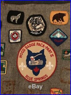 Vintage Boy Scouts Poncho 100+ Patches Badges Canada