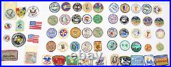 Vintage Boy Scouts Shoulder Insignia Patch Lot of 61 Patches AL