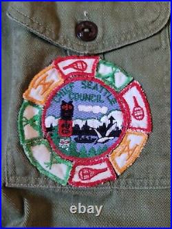 Vintage Boy Scouts of America Uniform Set Shirt, Pants Patches & More