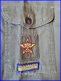 Vintage Boy Scouts of America Uniform Set Shirt, Pants Patches & More