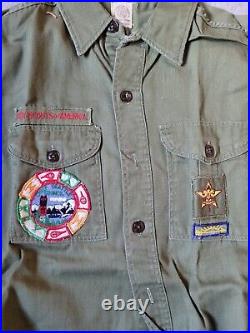 Vintage Boy Scouts of America Uniform Set Shirt, Pants Patches & More