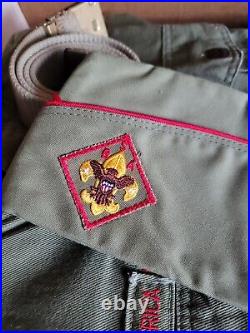 Vintage Boy Scouts of America Uniform Set Shirt, Pants Patches & More