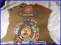 Vintage Boy Scouts patches vest pins Cub Scouts BSA Detroit 309 1940s felts