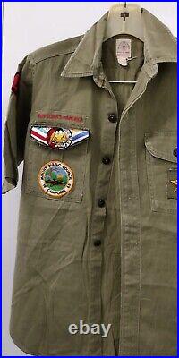 Vintage Boys Scouts 1963 HISTORICAL PATCHES EXCELLENT CONDITION CONSIDERING AGE