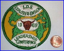 Vintage Bsa 1969 Lds Leadership Conference Latter-day-saints Mormon Patch Mint