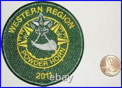 Vintage Bsa Boy Scout Oa Western Region 2011 Powder Horn Patch Rare