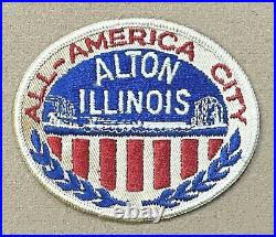 Vintage Bsa Boy Scouts All America City Alton Illinois Patch