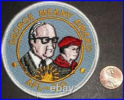 Vintage Bsa Boy Scouts Of America Oa Afl-clo George Meany Award Patch Rare