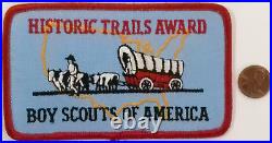 Vintage Bsa Boy Scouts Of America Oa Historic Trails Award Covered Wagon Patch