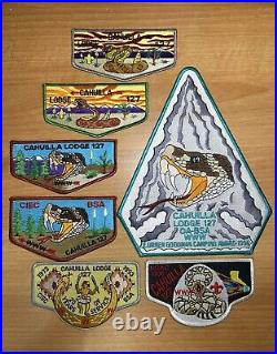 Vintage CAHUILLA LODGE 127 Order Of The Arrow Boy Scouts Of America Patch Lot