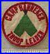 Vintage-CAMP-BANNEKER-TROOP-LEADER-PATCH-Boy-Scout-BSA-Segregated-RARE-01-whwm