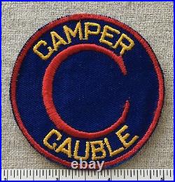 Vintage CAMP CAUBLE Boy Scout Firecrafter Camper PATCH Sekan Area Council OA 433