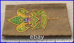 Vintage Circa 1920 ASSISTANT SCOUTMASTER Boy Scout Adult Leader Position PATCH