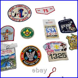 Vintage Collectable BOA Boy Scout Mixed Lot of 40 Plus Patches