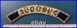 Vintage DUBUQUE Cub Scout Blue & Gold Community Strip PATCH BSA BGS RWS Scouting