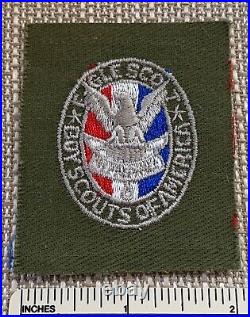Vintage EAGLE SCOUT Boy Scouts of America Rank Badge PATCH BSA Uniform Sash Camp