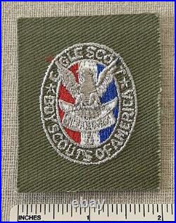 Vintage EAGLE SCOUT Boy Scouts of America Rank Badge PATCH BSA Uniform Sash Camp