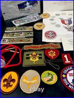 Vintage Eagle Scout/Cub Scout Patches, Badges, Pins Medals 1960-90's