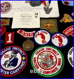 Vintage Eagle Scout/Cub Scout Patches, Badges, Pins Medals 1960-90's