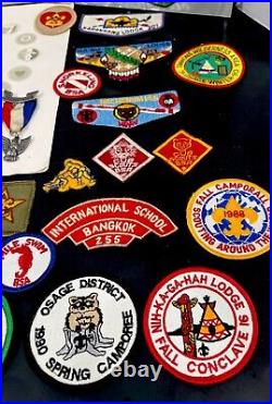 Vintage Eagle Scout/Cub Scout Patches, Badges, Pins Medals 1960-90's