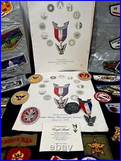 Vintage Eagle Scout/Cub Scout Patches, Badges, Pins Medals 1960-90's