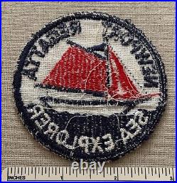 Vintage Early 1950s NEWPORT REGATTA Sea Explorer Boy Scout PATCH BSA Ship Badge