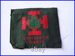 Vintage Early Boy Scouts (Routier) Merit Badges / Patches Quebec Canada Lot (12)