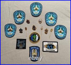 Vintage Estonia Boy Scout patch lot / mostly pre-1989 diaspora badges