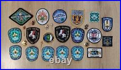 Vintage Estonia Boy Scouts in Exile patch lot / mostly pre-1989 diaspora badges