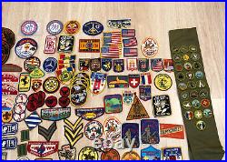 Vintage Huge Lot of 157 Patches Badges Camps Boys Scouts Car Manufacturer