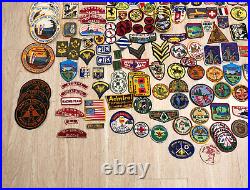 Vintage Huge Lot of 157 Patches Badges Camps Boys Scouts Car Manufacturer