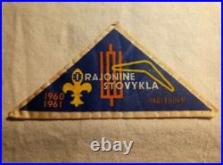 Vintage Lithuania Boy Scout patch lot / medal / diaspora badges