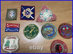 Vintage Lot (11) 1946-1954 Boy Scout BSA Patches & Finder Case -2 Finders