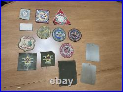 Vintage Lot (11) 1946-1954 Boy Scout BSA Patches & Finder Case -2 Finders