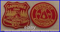 Vintage MESHINGOMESIA COUNCIL Boy Scout Camporee FELT PATCHES BSA Scouting Badge