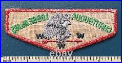 Vintage OA CHAUTAUQUA LODGE 165 Order of the Arrow FLAP PATCH WWW Mayville, NY