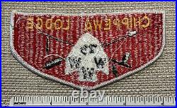 Vintage OA CHIPPEWA LODGE 29 Order of the Arrow Solid Flap PATCH Boy Scout WWW
