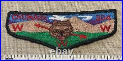 Vintage OA CHUMASH Lodge 304 Order of the Arrow Flap PATCH Boy Scout WWW Bear