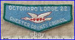 Vintage OA Lodge 22 OCTORARO Order of the Arrow Flap PATCH Boy Scout WWW Solid