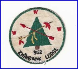 Vintage OA lodge 352 Zhingwak R-1 patch