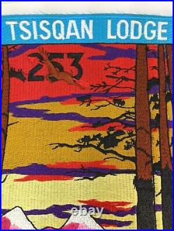 Vintage Order Of The Arrow Tsisqan Lodge Jacket Patch Oregon Trail Council 253