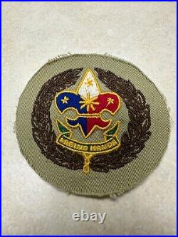 Vintage Phillippines Boy Scout Commissioner Patch