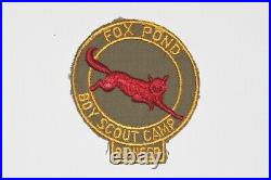 Vintage Rare Camp Fox Pond Pioneer Patch Mid Valley Council OA 542 Kiminschi