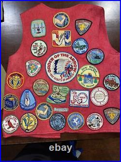 Vintage Recruiter Boy Scout Outfit Including 60+ Patches (1960's 1970's) RARE